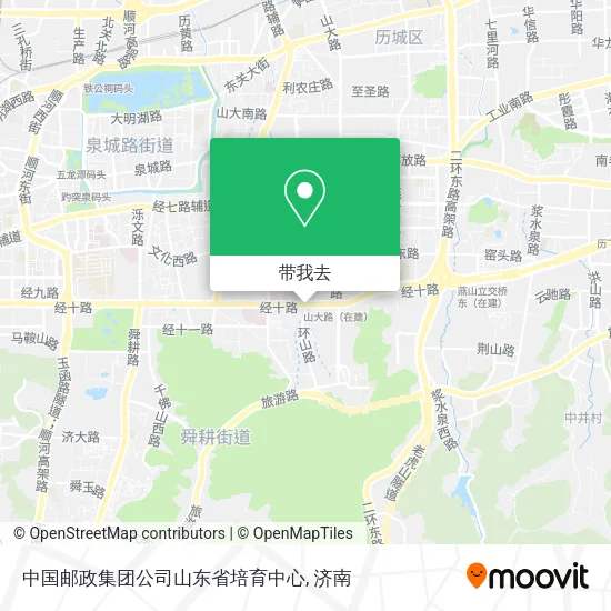 中国邮政集团公司山东省培育中心地图