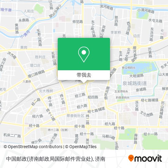 中国邮政(济南邮政局国际邮件营业处)地图