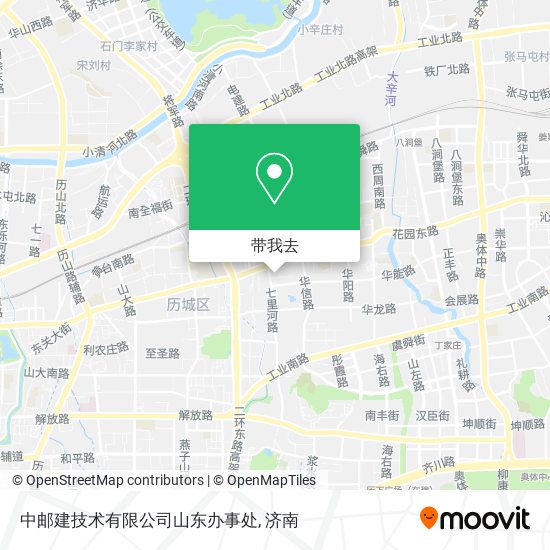 中邮建技术有限公司山东办事处地图