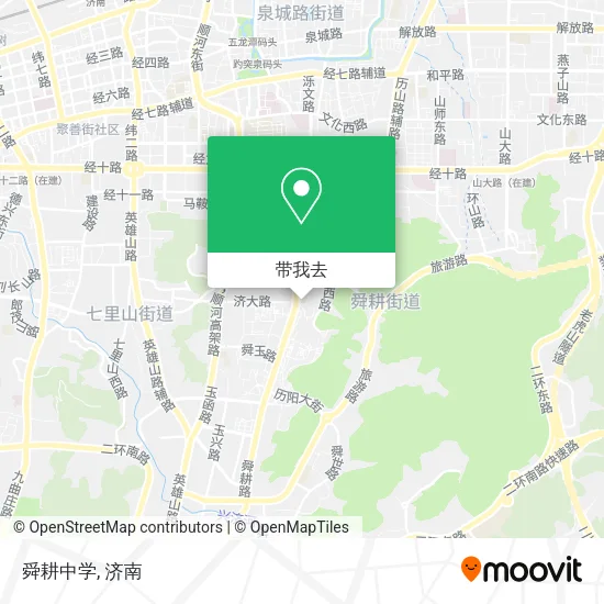 舜耕中学地图
