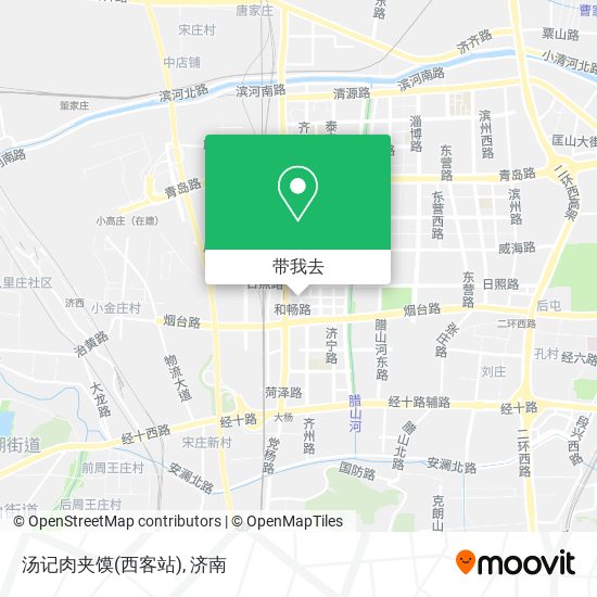 汤记肉夹馍(西客站)地图