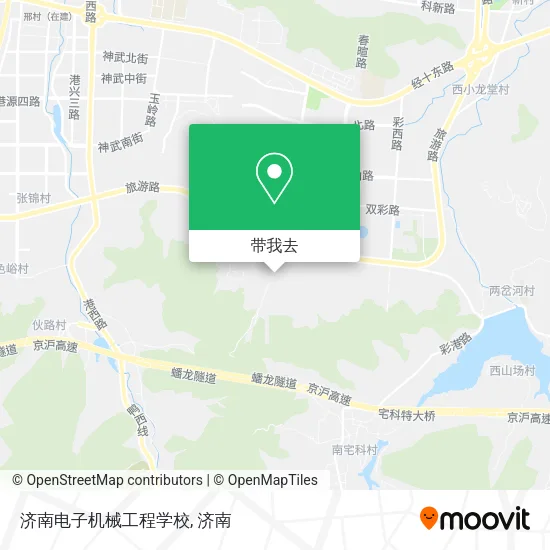 济南电子机械工程学校地图
