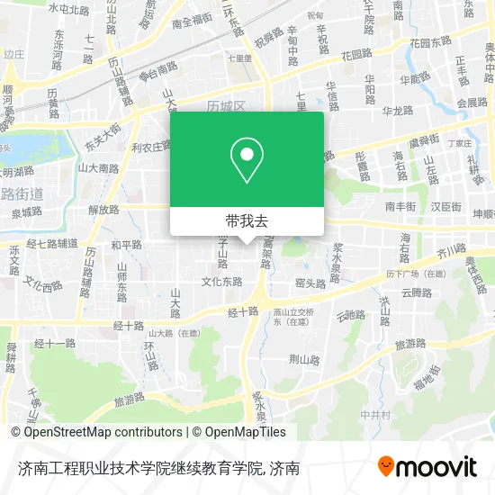 济南工程职业技术学院继续教育学院地图