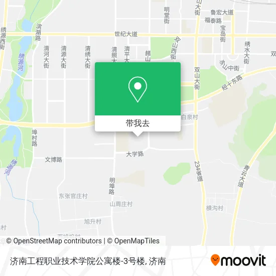 济南工程职业技术学院公寓楼-3号楼地图