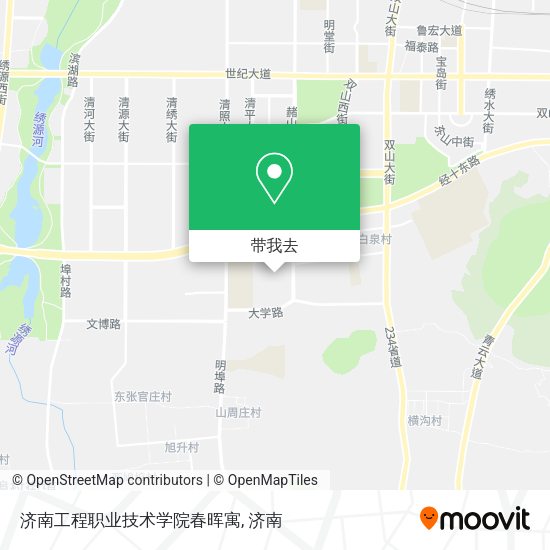 济南工程职业技术学院春晖寓地图
