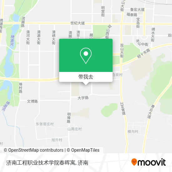 济南工程职业技术学院春晖寓地图