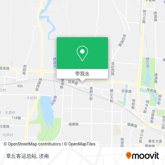 章丘客运总站地图