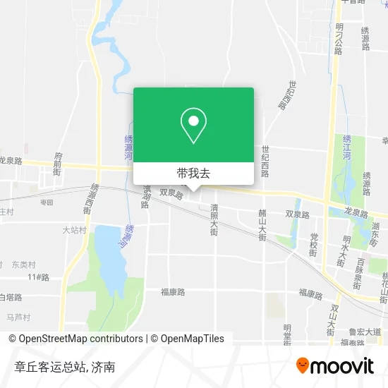 章丘客运总站地图
