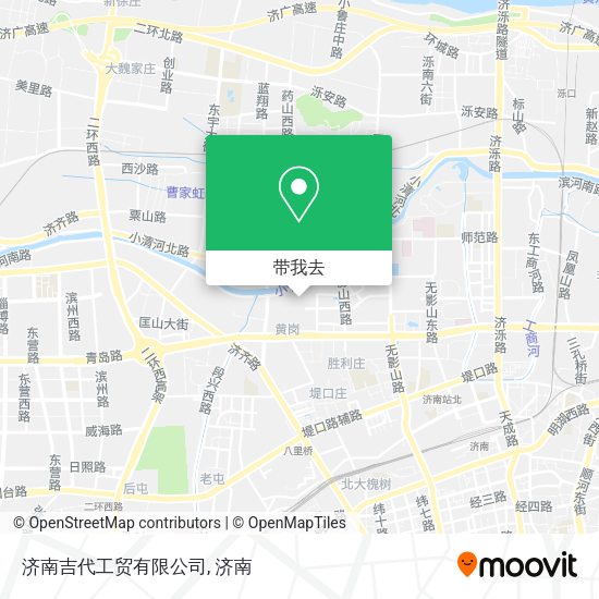 济南吉代工贸有限公司地图