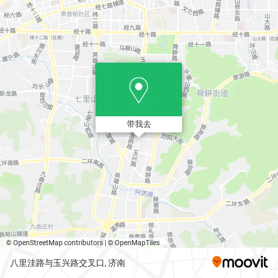八里洼路与玉兴路交叉口地图