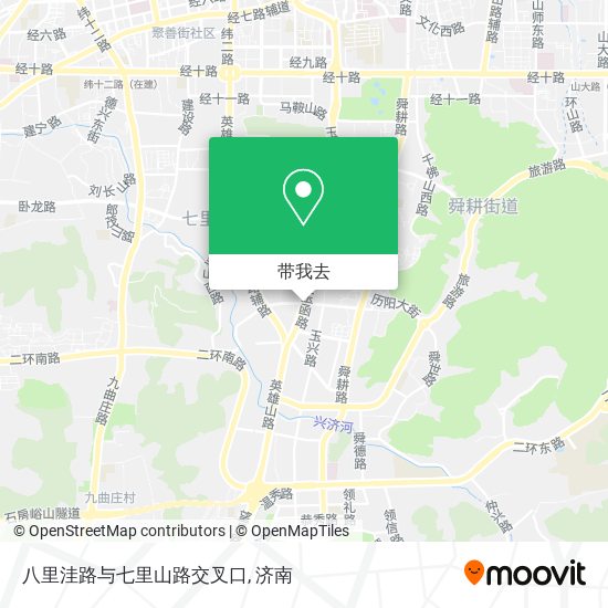 八里洼路与七里山路交叉口地图