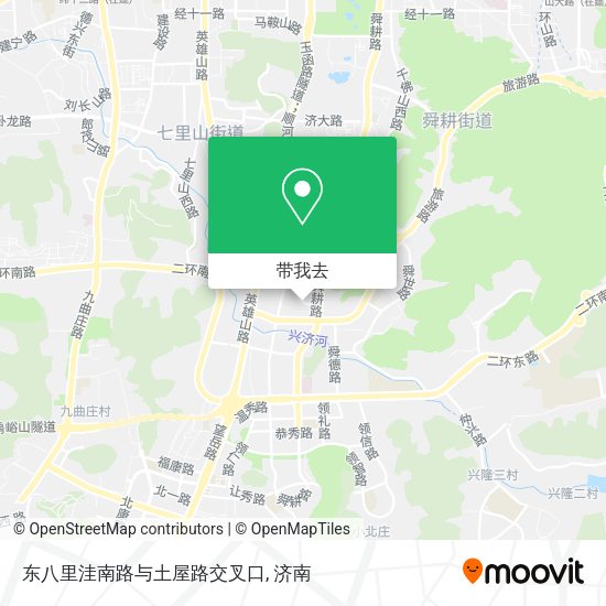 东八里洼南路与土屋路交叉口地图