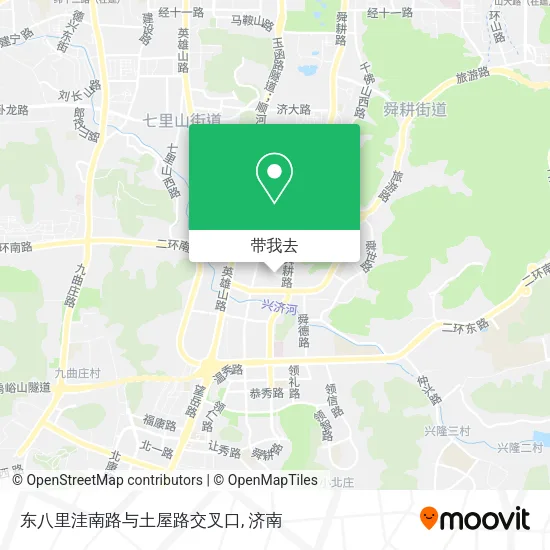 东八里洼南路与土屋路交叉口地图