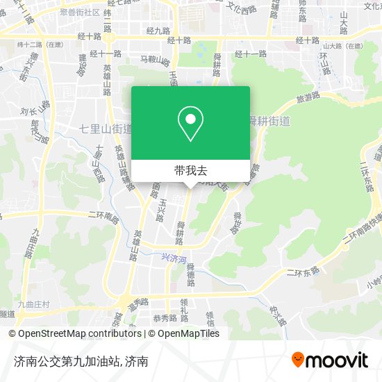 济南公交第九加油站地图
