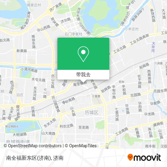 南全福新东区(济南)地图