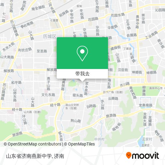山东省济南燕新中学地图