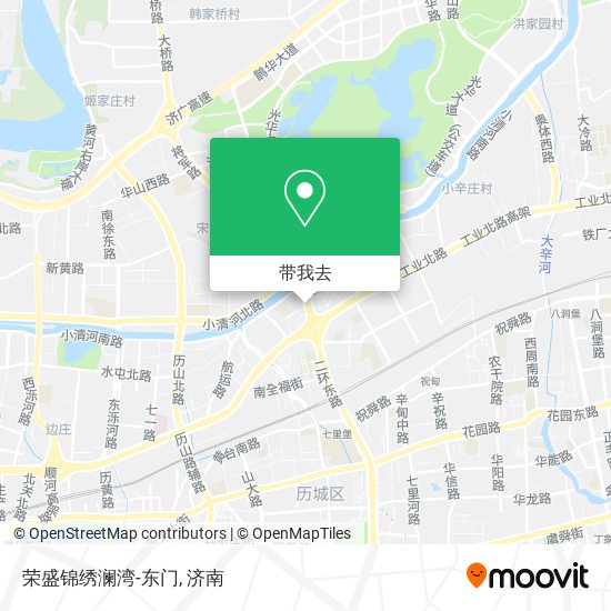 荣盛锦绣澜湾-东门地图