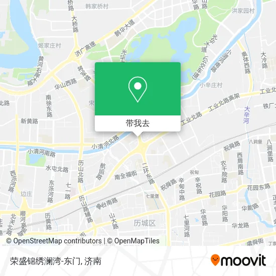 荣盛锦绣澜湾-东门地图