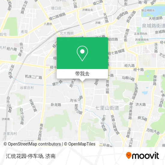 汇统花园-停车场地图