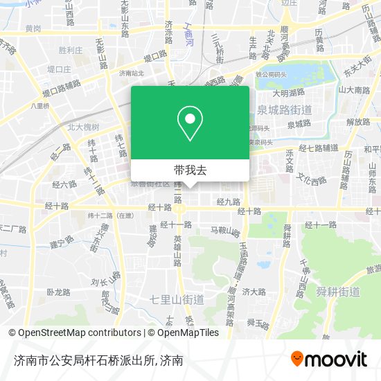 济南市公安局杆石桥派出所地图