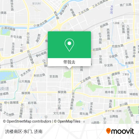 洪楼南区-东门地图