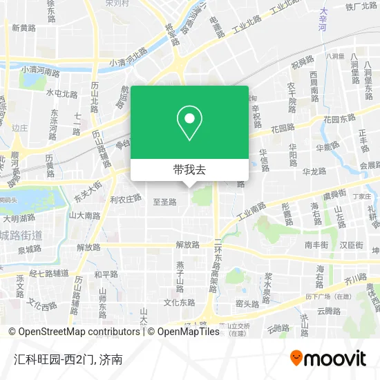 汇科旺园-西2门地图