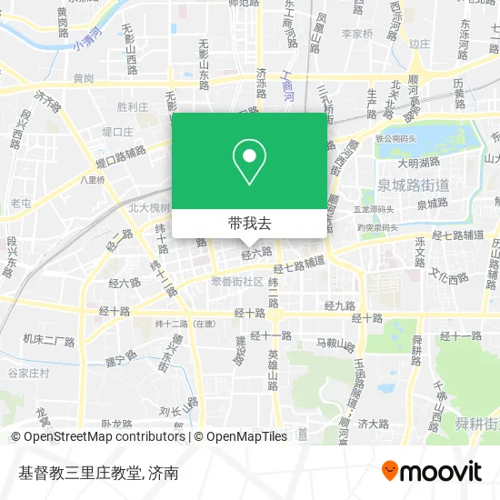 基督教三里庄教堂地图