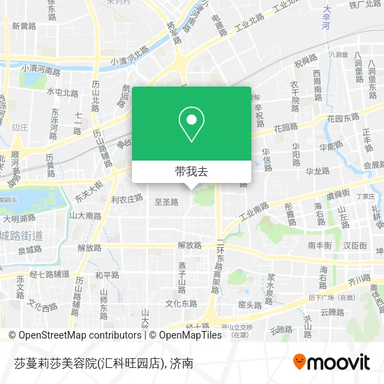 莎蔓莉莎美容院(汇科旺园店)地图