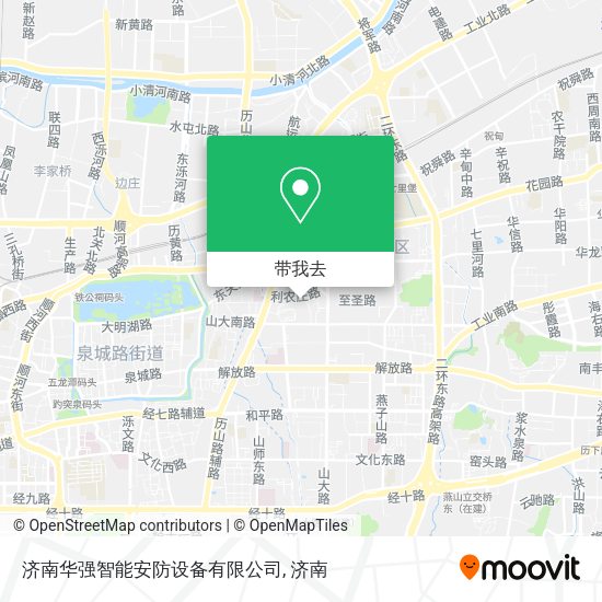 济南华强智能安防设备有限公司地图