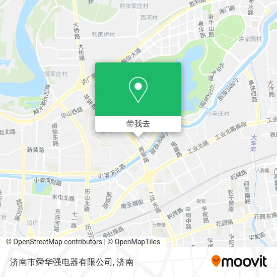济南市舜华强电器有限公司地图