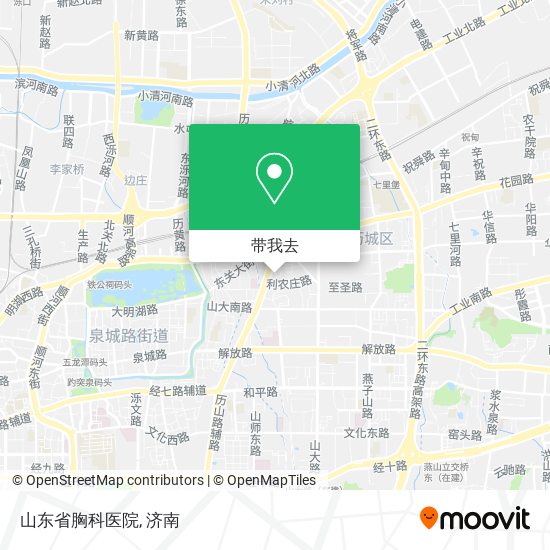 山东省胸科医院地图