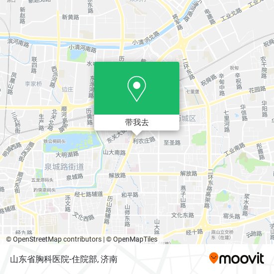 山东省胸科医院-住院部地图