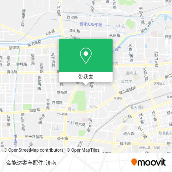金能达客车配件地图