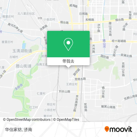 华信家纺地图