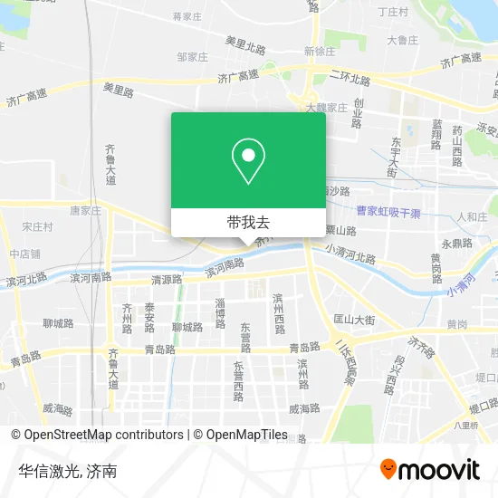 华信激光地图