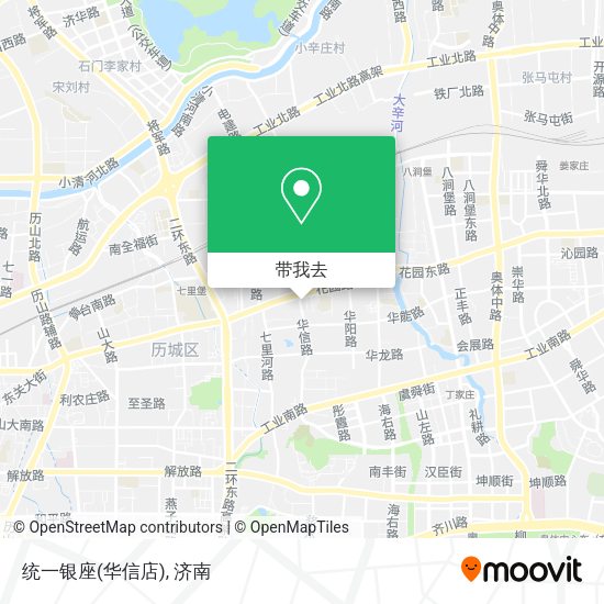 统一银座(华信店)地图