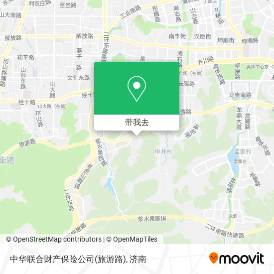 中华联合财产保险公司(旅游路)地图