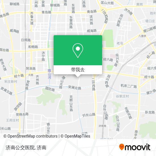 济南公交医院地图