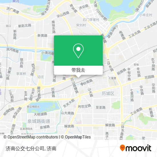济南公交七分公司地图