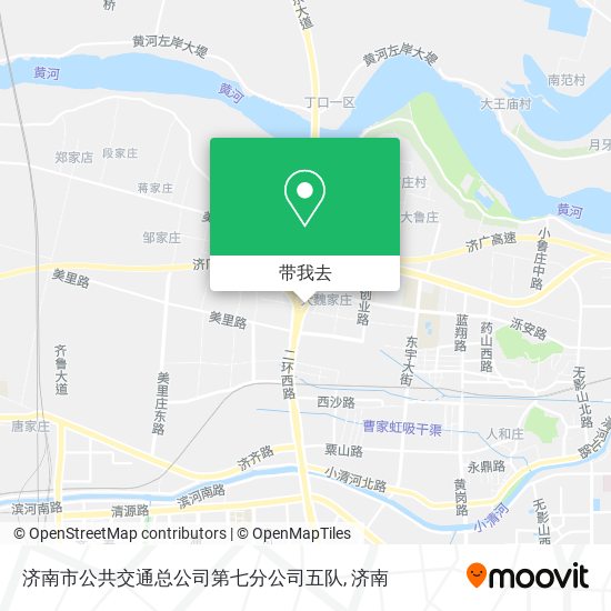 济南市公共交通总公司第七分公司五队地图