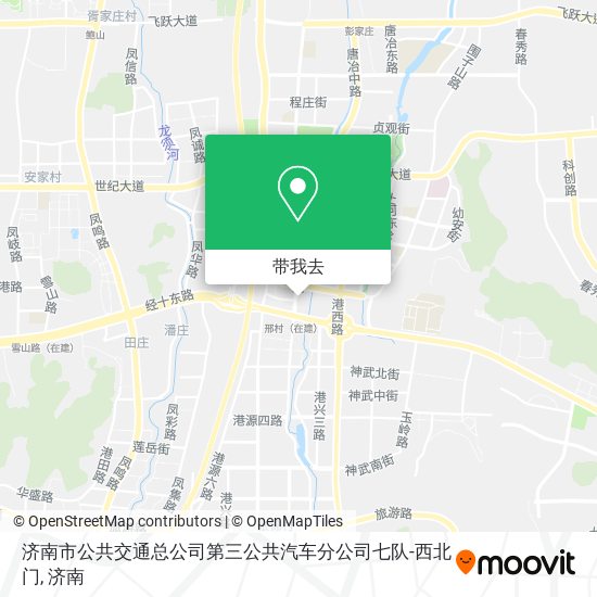 济南市公共交通总公司第三公共汽车分公司七队-西北门地图