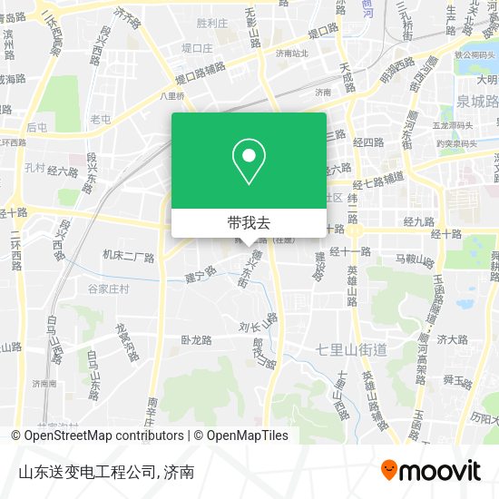 山东送变电工程公司地图