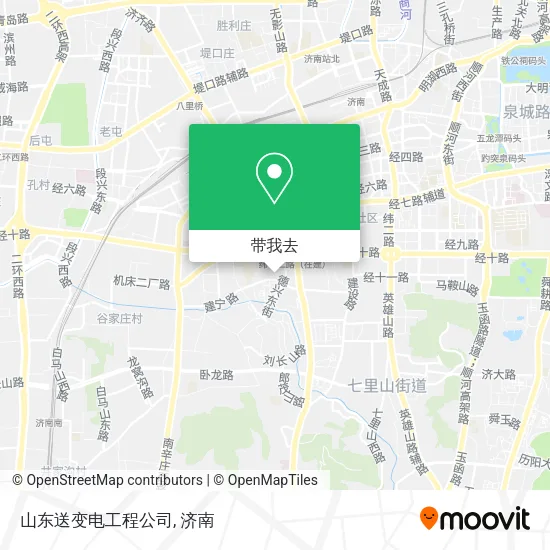 山东送变电工程公司地图