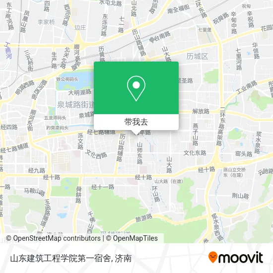 山东建筑工程学院第一宿舍地图