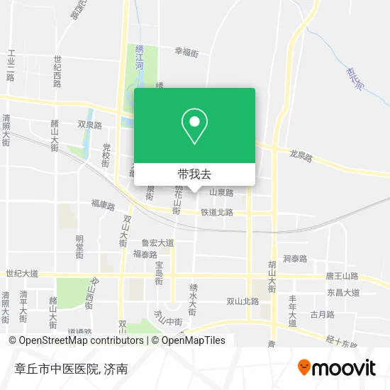 章丘市中医医院地图
