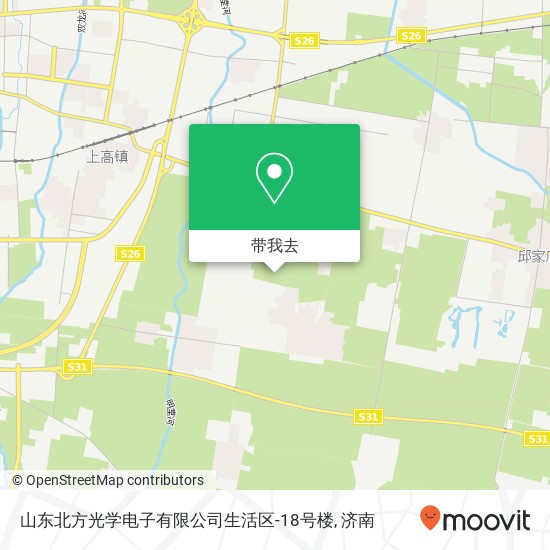 山东北方光学电子有限公司生活区-18号楼地图