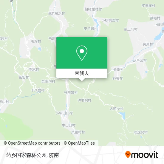 药乡国家森林公园地图