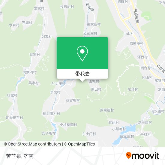 苦苣泉地图