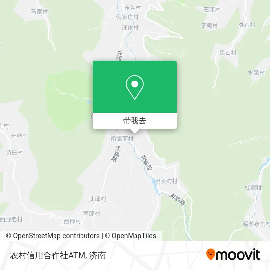 农村信用合作社ATM地图