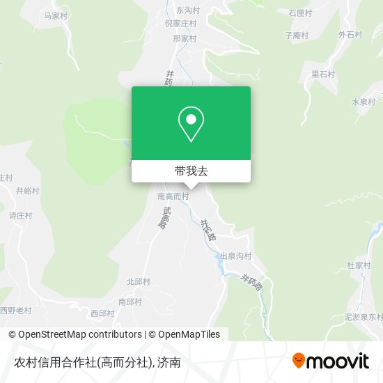 农村信用合作社(高而分社)地图